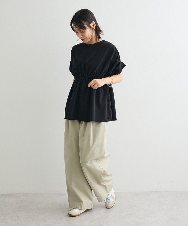 CRAFT STANDARD BOUTIQUE ショルダードロストチュニック Black