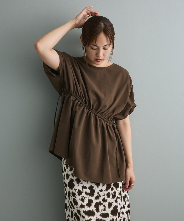 CRAFT STANDARD BOUTIQUE ショルダードロストチュニック Brown