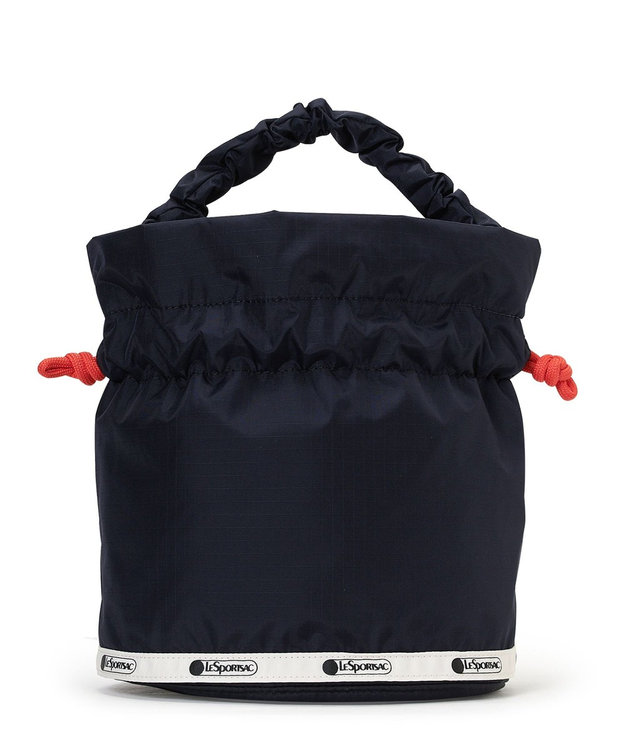 LeSportsac GH DRAWSTRING XBODY/ディープシー/マンダリンコード ディープシー/マンダリンコード