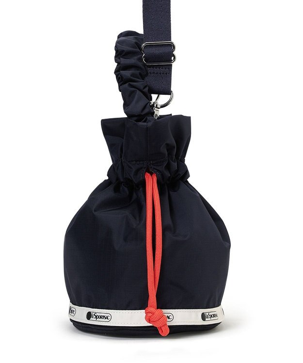 LeSportsac GH DRAWSTRING XBODY/ディープシー/マンダリンコード ディープシー/マンダリンコード