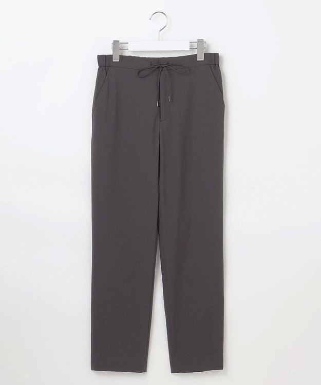 J.PRESS LADIES 【洗える】PLAIN WEAVE トロ  テーパード パンツ スレート系