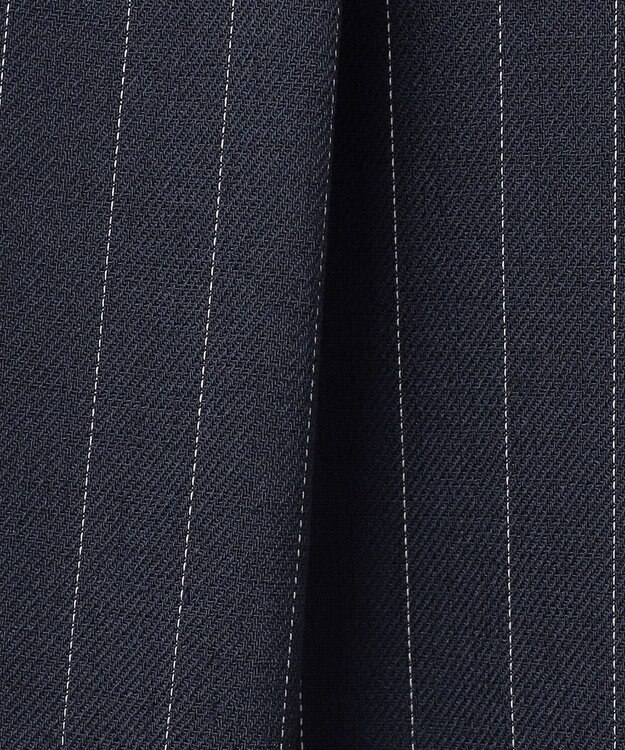 uncrave リネンライクツイル オールインワン ネイビーストライプ