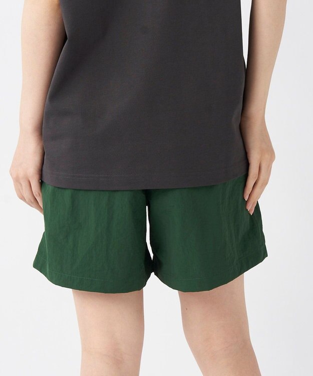 OP／FILA 【Kappa】ナイロンハーフパンツ グリーン