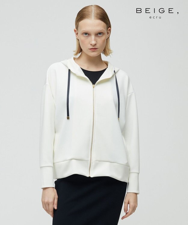 BEIGE， WALNUT / パーカー White