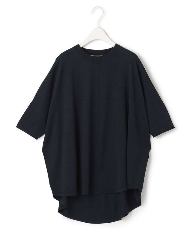 ICB 【人気のため新色追加・洗える】VIS/NYハイゲージ ５分袖プルオーバー ネイビー系