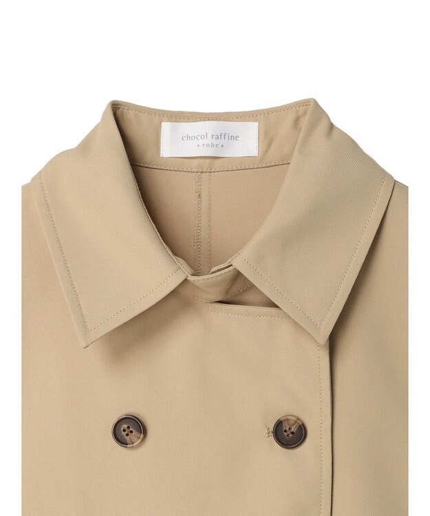 Green Parks トレンチロングジレ Beige