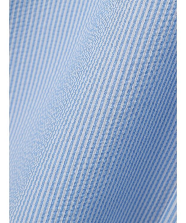 Green Parks ゆったりサッカーシャツ Sax