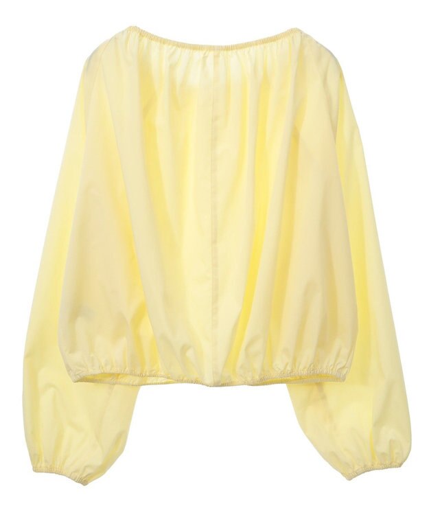 AMERICAN HOLIC イージーケアオフショルダーギャザーブラウス Yellow