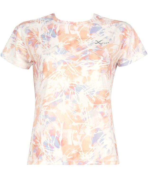 CW-X 【WOMEN】 CW-X トップス 【薄軽ランニングシャツ】 半袖 3分袖 Ｕネック 吸汗速乾性(本体) レディース DLY155 /ワコール ローズピンク