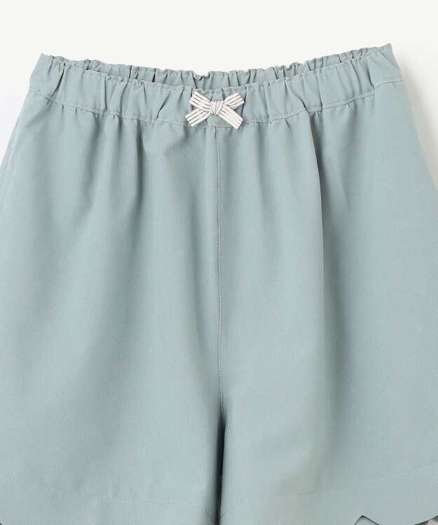 ANY KIDS 水陸両用 柄が浮き出る ショートパンツ グリーン