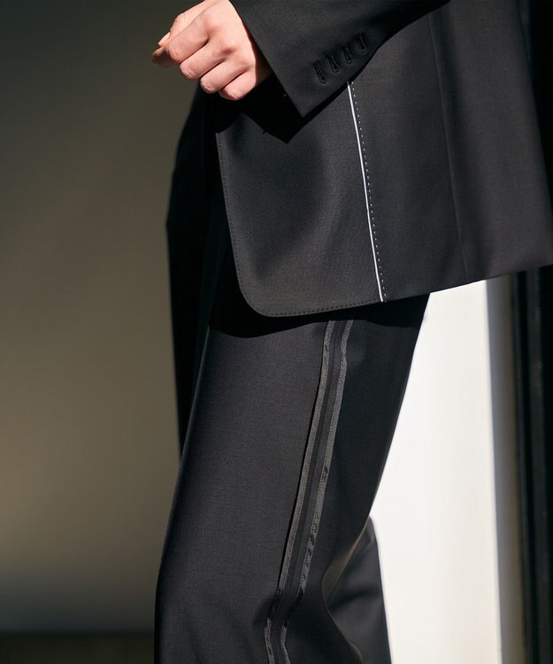 ICB 【30th ANNIVERSARY】Bahariyeインサイドアウト ワイドストレートパンツ ブラック