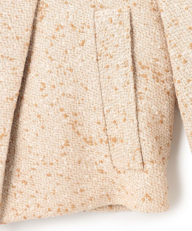 JOSEPH ツイード　ブルゾンジャケット Ivory/Clay