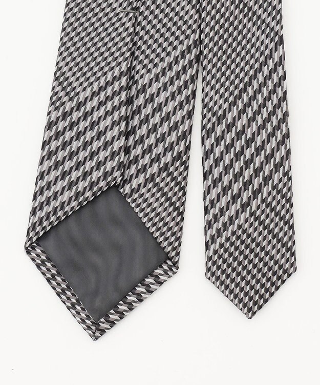 JOSEPH HOMME 【日本製】アブストラクトグレンチェック　ネクタイ ブラウン系3