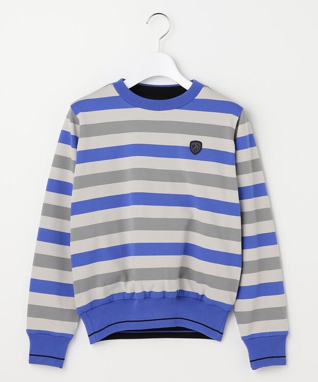 23区GOLF 【WOMEN】リバーシブルニット 防風裏地 2WAY ライラック系1