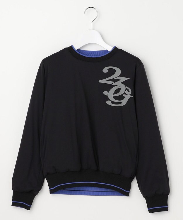 23区GOLF 【WOMEN】リバーシブルニット 防風裏地 2WAY ライラック系1