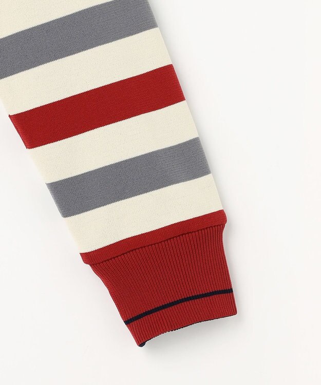 23区GOLF 【WOMEN】リバーシブルニット 防風裏地 2WAY レッド系1