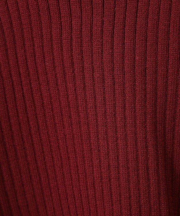 Green Parks ・ｓｗｉｎｇ　ｂｙ　キャンディスリーブリブニット Red