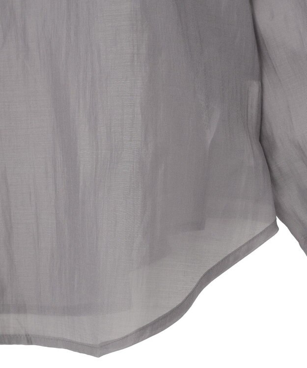 Green Parks 【WEB限定】ＳＥＴ２点フリルビスチェ＋シャツチュニックⅡ Charcoal Gray