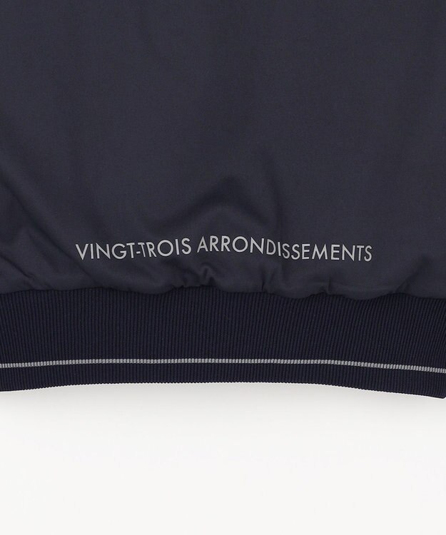 23区GOLF 【WOMEN】リバーシブルニット 防風裏地 2WAY レッド系1