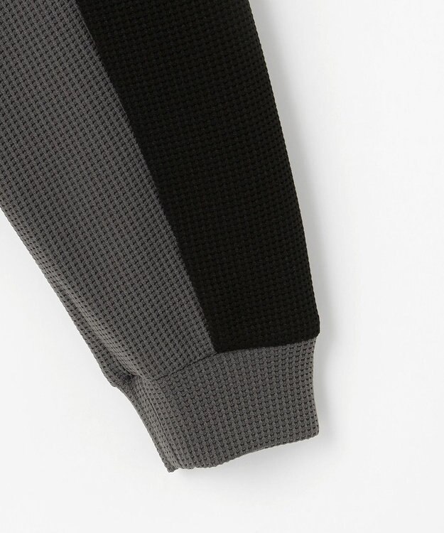 PW CIRCULUS 今が旬トップス！【ドライな肌触り / UV遮蔽率98.9% UVカット / ストレッチ】【MEN】ワッフルハーフジップトップス  ゴルフ グレー系