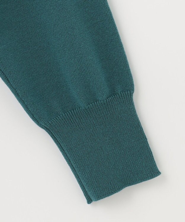 ANY SIS 【洗える】サイドケーブルカラー ニット ブルーグリーン