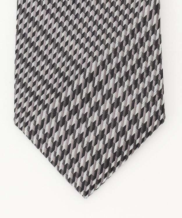 JOSEPH HOMME 【日本製】アブストラクトグレンチェック　ネクタイ ブラウン系3