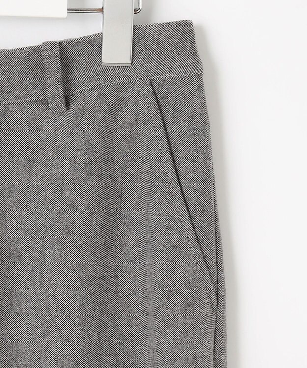 J.PRESS LADIES 【洗える】チェルビック セミワイド パンツ グレー系