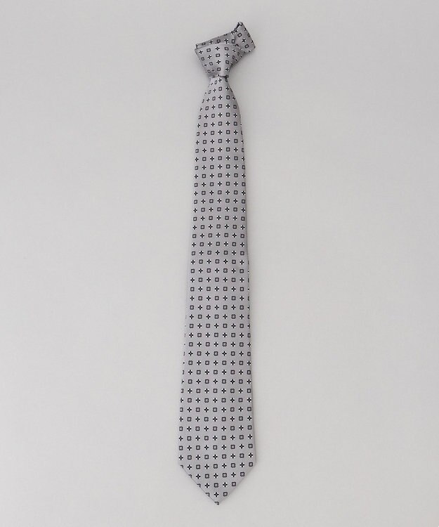 GOTAIRIKU 【日本製】ネクタイ_小紋柄 ライトグレー系8