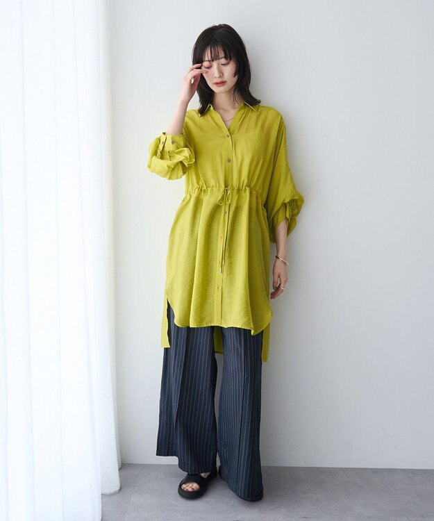 YECCA VECCA 【UVカット】サラサライージーワイドパンツ Light Gray