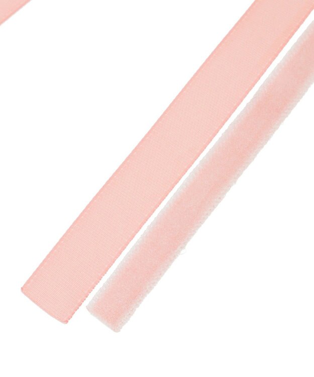 Maison de FLEUR ピンクマニアレイヤードリボンバレッタ Pink Beige