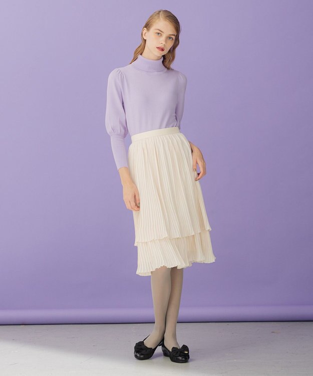 TOCCA 【洗える！】STAIRWAY スカート ベージュ系