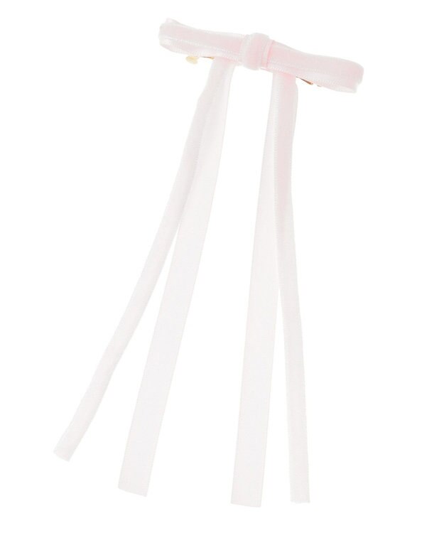 Maison de FLEUR ピンクマニアレイヤードリボンバレッタ Pink