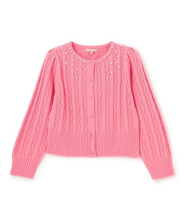 TOCCA ICE BOX CARDIGAN カーディガン ピンク系