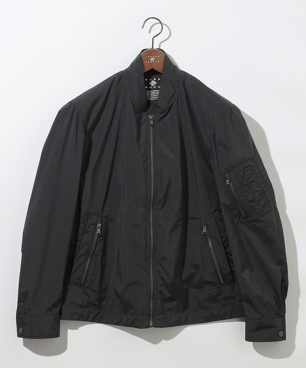 JOSEPH ABBOUD 【キングサイズ・軽量/ストレッチ/撥水】ライトワッシャーストレッチ ショートブルゾン