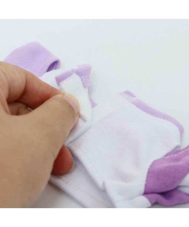 Mother garden マザーガーデン きせかえ ぬいぐるみ Sサイズ ぷるねらちゃん 《パープルチェック》 ぷるねらちゃん