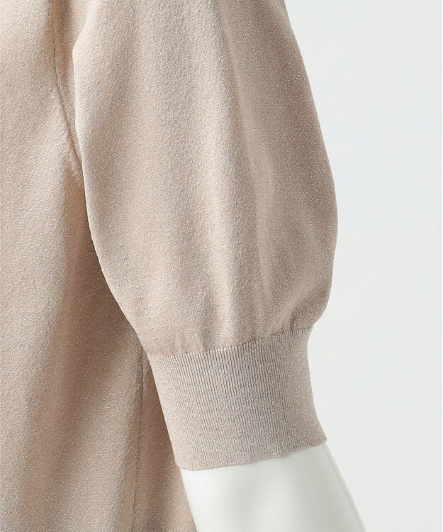 23区 L 【R(アール)】ファインルレックス ハーフスリーブニット ゴールド系