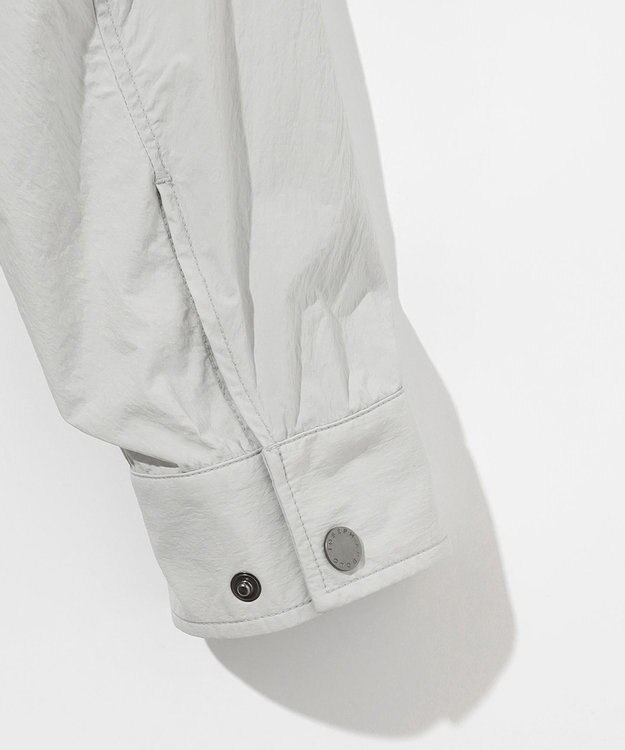 JOSEPH ABBOUD 【軽量/ストレッチ/撥水】ライトワッシャーストレッチ ショートブルゾン ライトグレー系