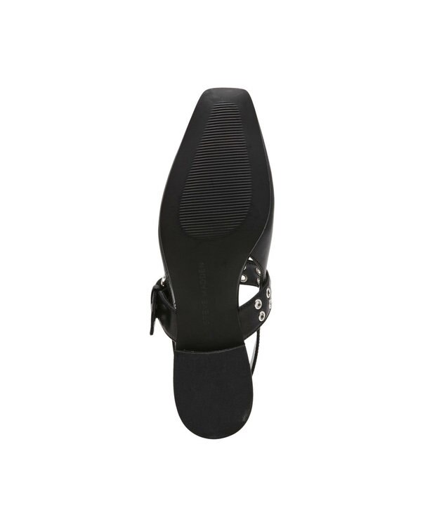 STEVE MADDEN BELIEVER スクエアスリングバックフラットパンプス ブラック
