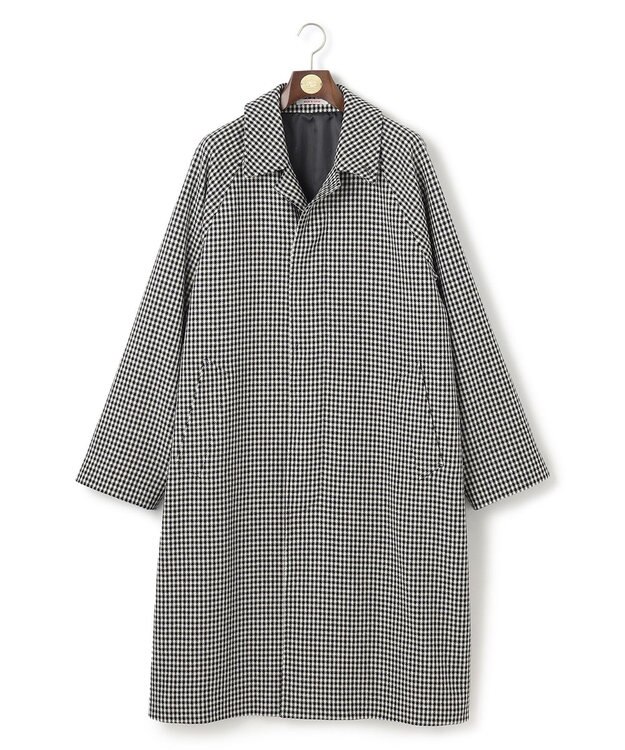 J.PRESS MEN 【J.PRESS ORIGINALS】T/W LIGHT TWEED BALMACAAN COAT / JAPAN MADE ブラック系3