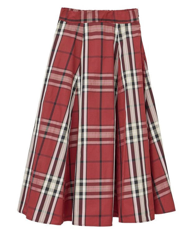 YECCA VECCA 【撥水】メモリーフレアスカート Red