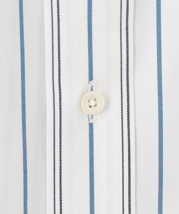 J.PRESS MEN 【WEB・一部店舗限定】PINOXリズムストライプシャツ/B.D. ターコイズブルー系2