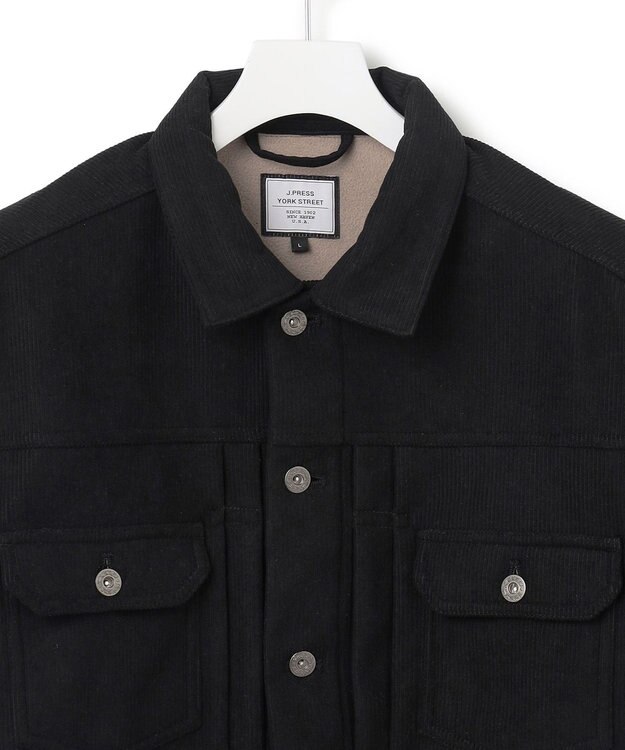 J.PRESS YORK STREET 【UNISEX】コーデュロイ Gジャン ブラック系