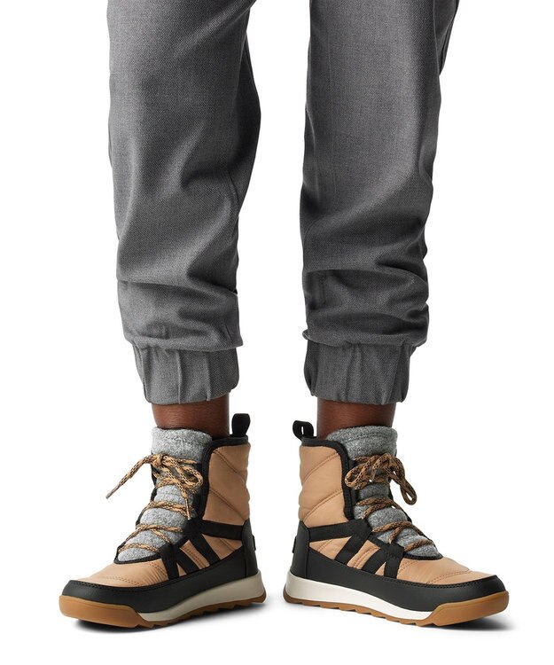 SOREL ウィットニー2プラス　レース　ウォータープルーフ Tawny Buff, Black