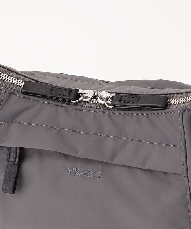 Y'SACCS カーゴポケット　ショルダーバッグ ダークグレー