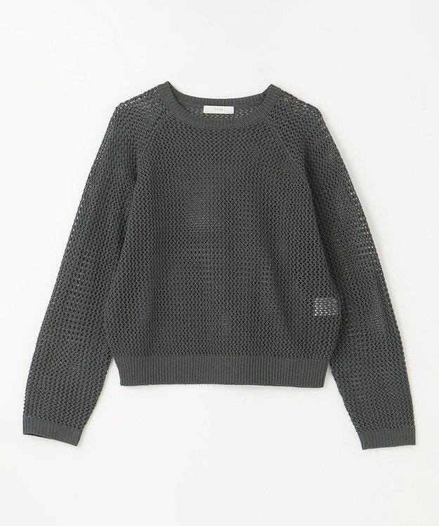 ANY メッシュプルオーバー チャコール