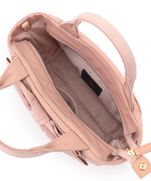 TOCCA RIBBON CUBE NYLON MINI TOTE ミニトートバッグ ピンク系
