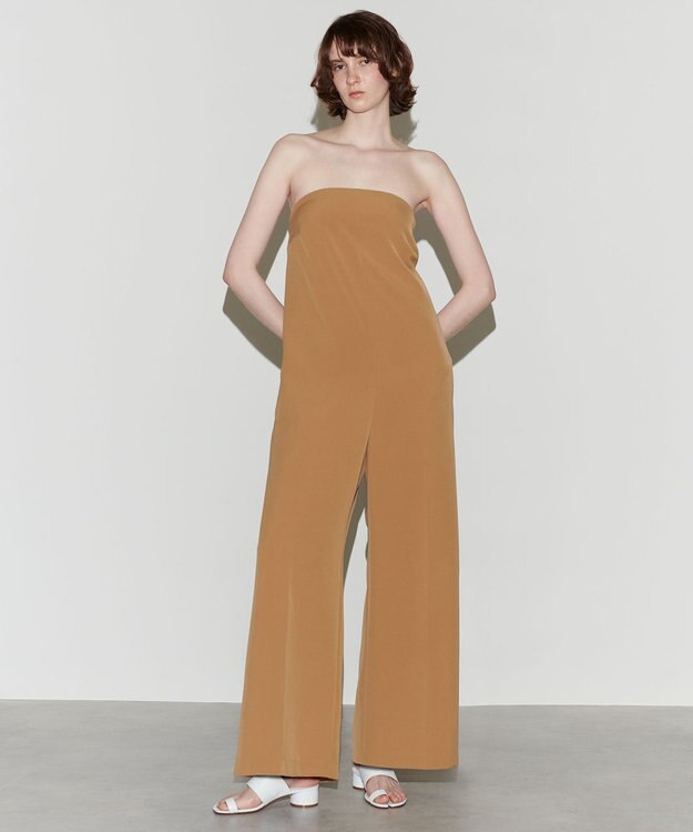 NAVE 【Nave　洗える】バッグリボンオールインワン キャメル系