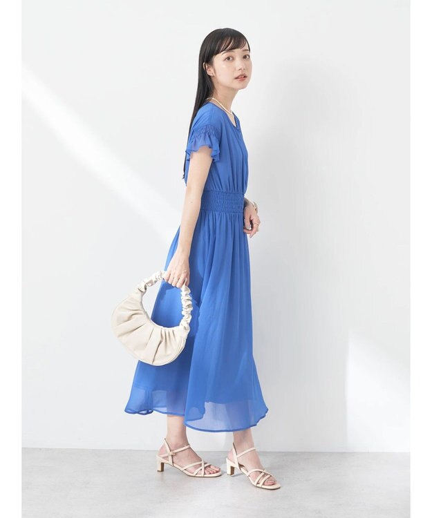 earth music&ecology シャーリングワンピース Black