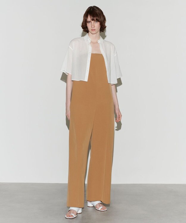 NAVE 【Nave　洗える】バッグリボンオールインワン キャメル系