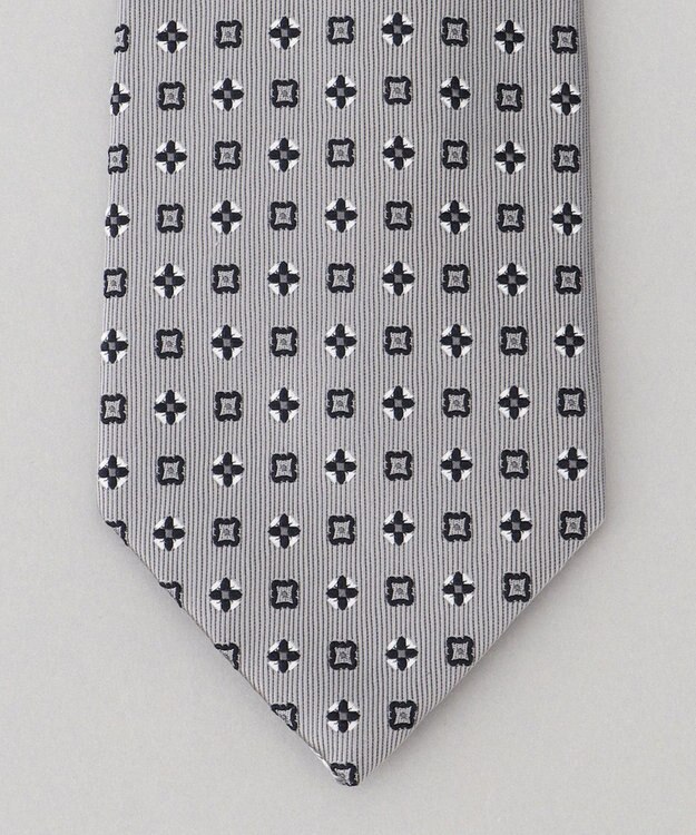 GOTAIRIKU 【日本製】ネクタイ_小紋柄 ライトグレー系8